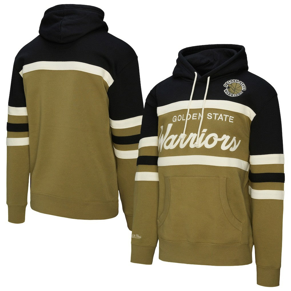 Golden State Warriors Double Clutch Head Coach Hoodie Olive/Black - NBA