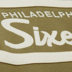 Philadelphia 76ers Double Clutch Head Coach Hoodie Olive - NBA