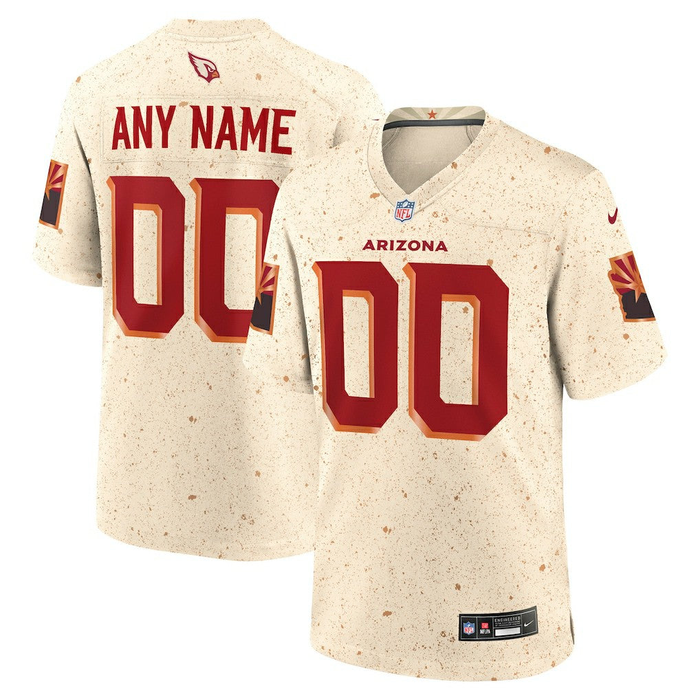 Arizona Cardinals 2025 Rivalries Collection Custom Game Jersey Natural | Nike for Sale