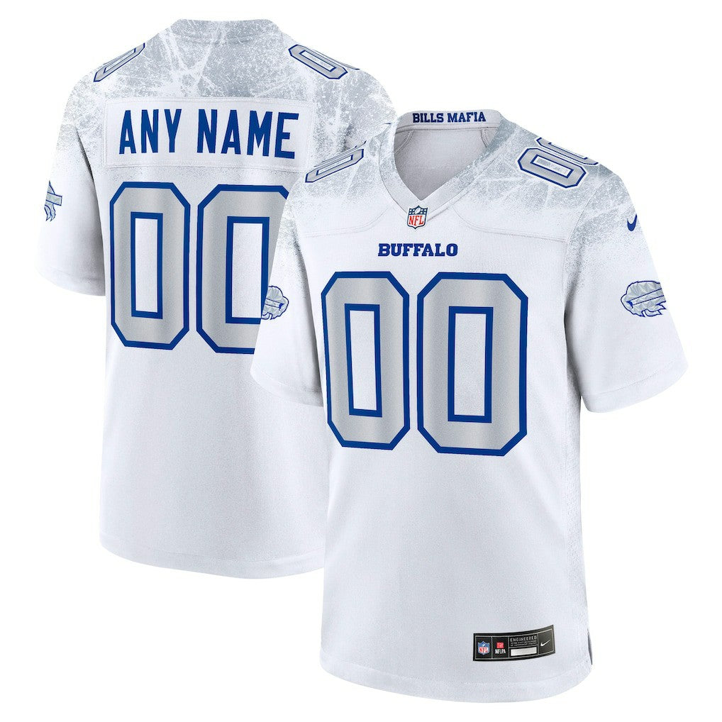 Buffalo Bills 2025 Rivalries Collection Custom Game Jersey White | Nike for Sale