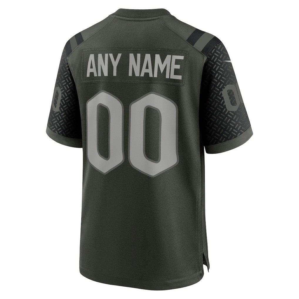 New York Jets 2025 Rivalries Collection Custom Game Jersey Gotham Green | Nike for Sale