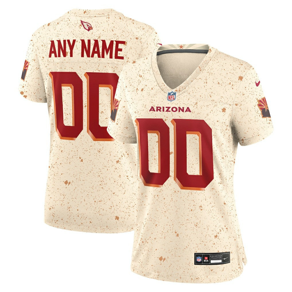 Arizona Cardinals Women's 2025 Rivalries Collection Custom Game Jersey Natural | Nike for Sale