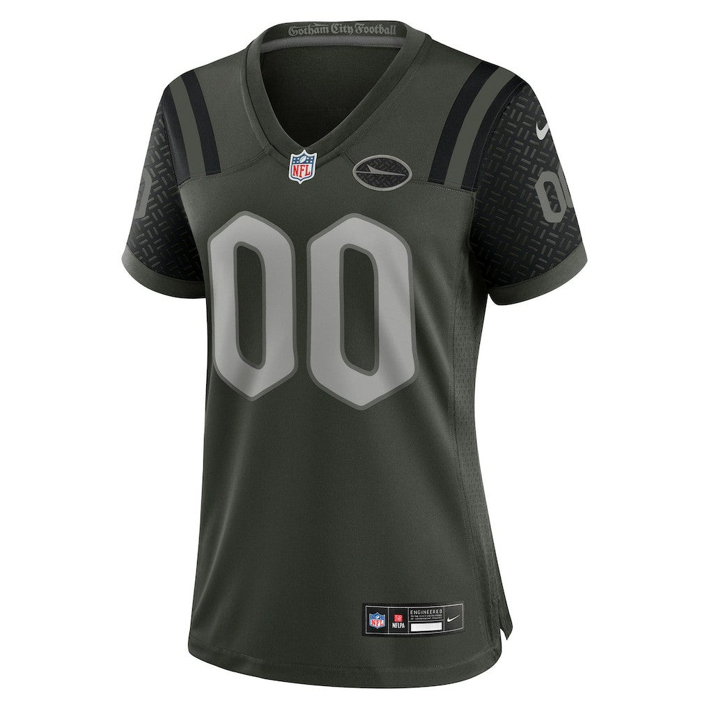 New York Jets Women's 2025 Rivalries Collection Custom Game Jersey Gotham Green | Nike for Sale