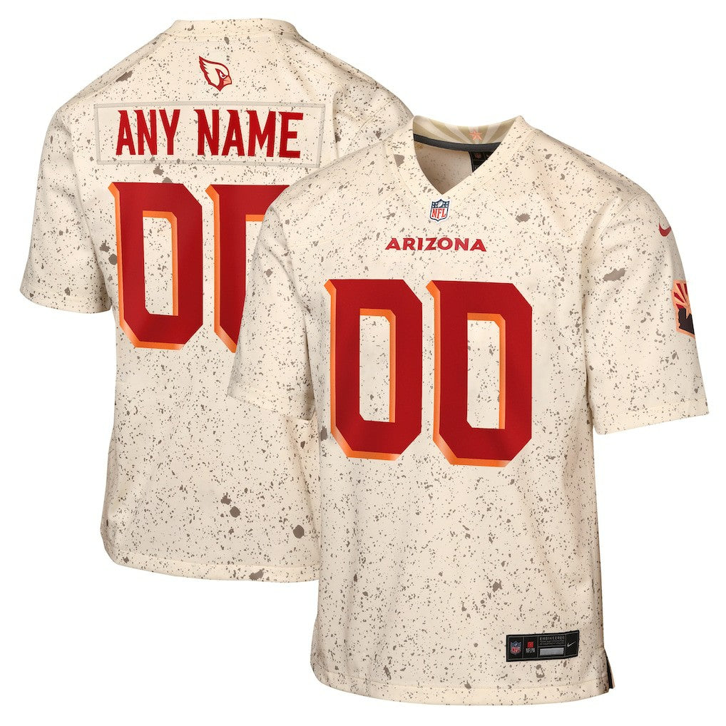 Arizona Cardinals Youth 2025 Rivalries Collection Custom Game Jersey Natural | Nike for Sale