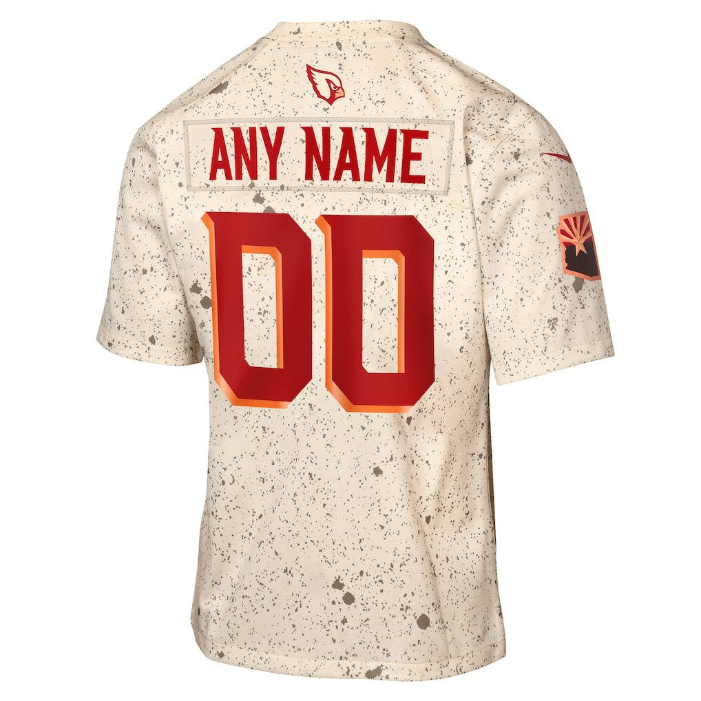 Arizona Cardinals Youth 2025 Rivalries Collection Custom Game Jersey Natural | Nike for Sale