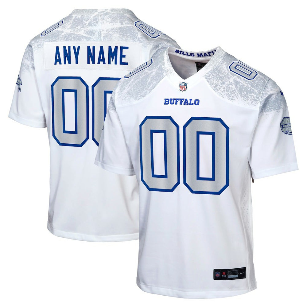 Buffalo Bills Youth 2025 Rivalries Collection Custom Game Jersey White | Nike for Sale