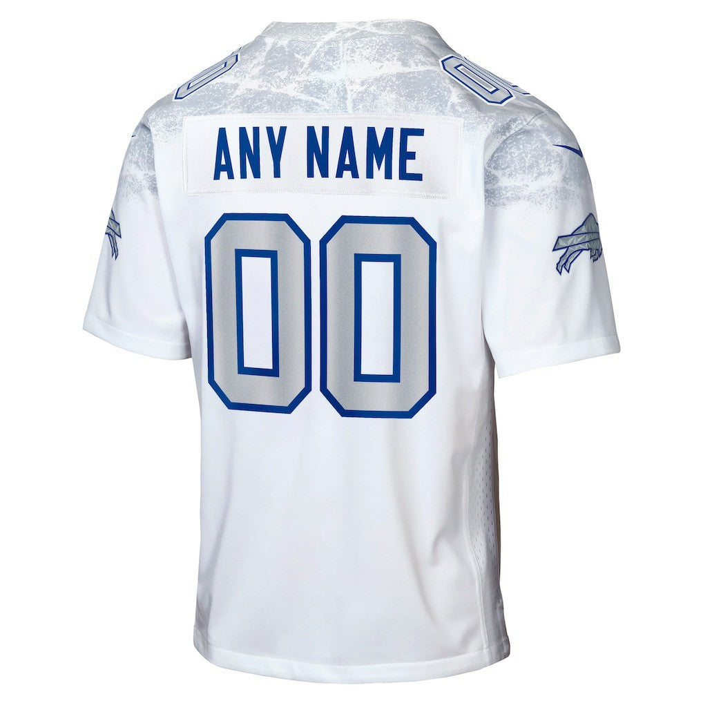 Buffalo Bills Youth 2025 Rivalries Collection Custom Game Jersey White | Nike for Sale