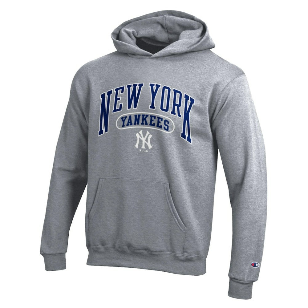New York Yankees Champion Youth Powerblend Fleece Hoodie - MLB
