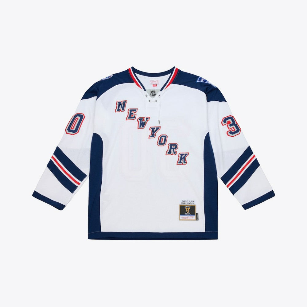 Henrik Lundqvist New York Rangers Mitchell & Ness 2014 NHL Stadium Series Power Play Jersey - White - NHL