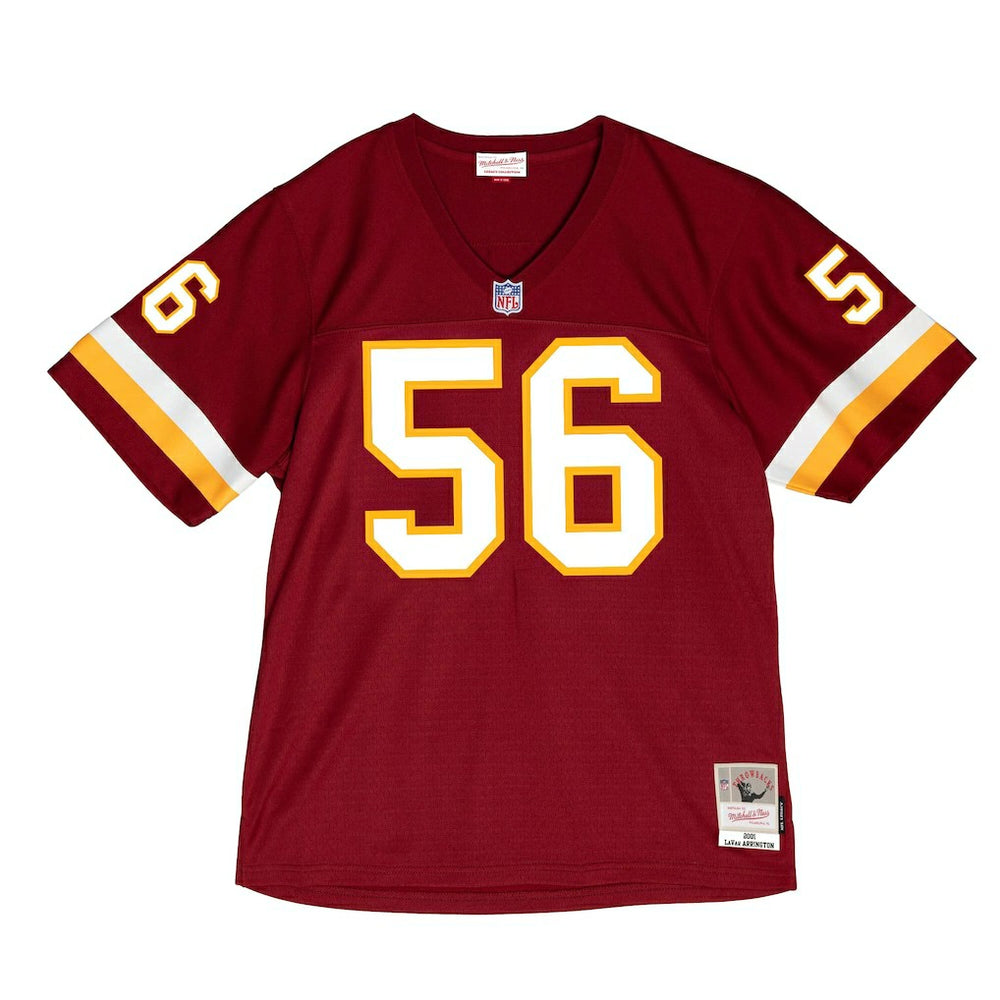 LaVar Arrington Washington Commanders 2001 Legacy Throwback Replica Jersey Burgundy | Mitchell & Ness
