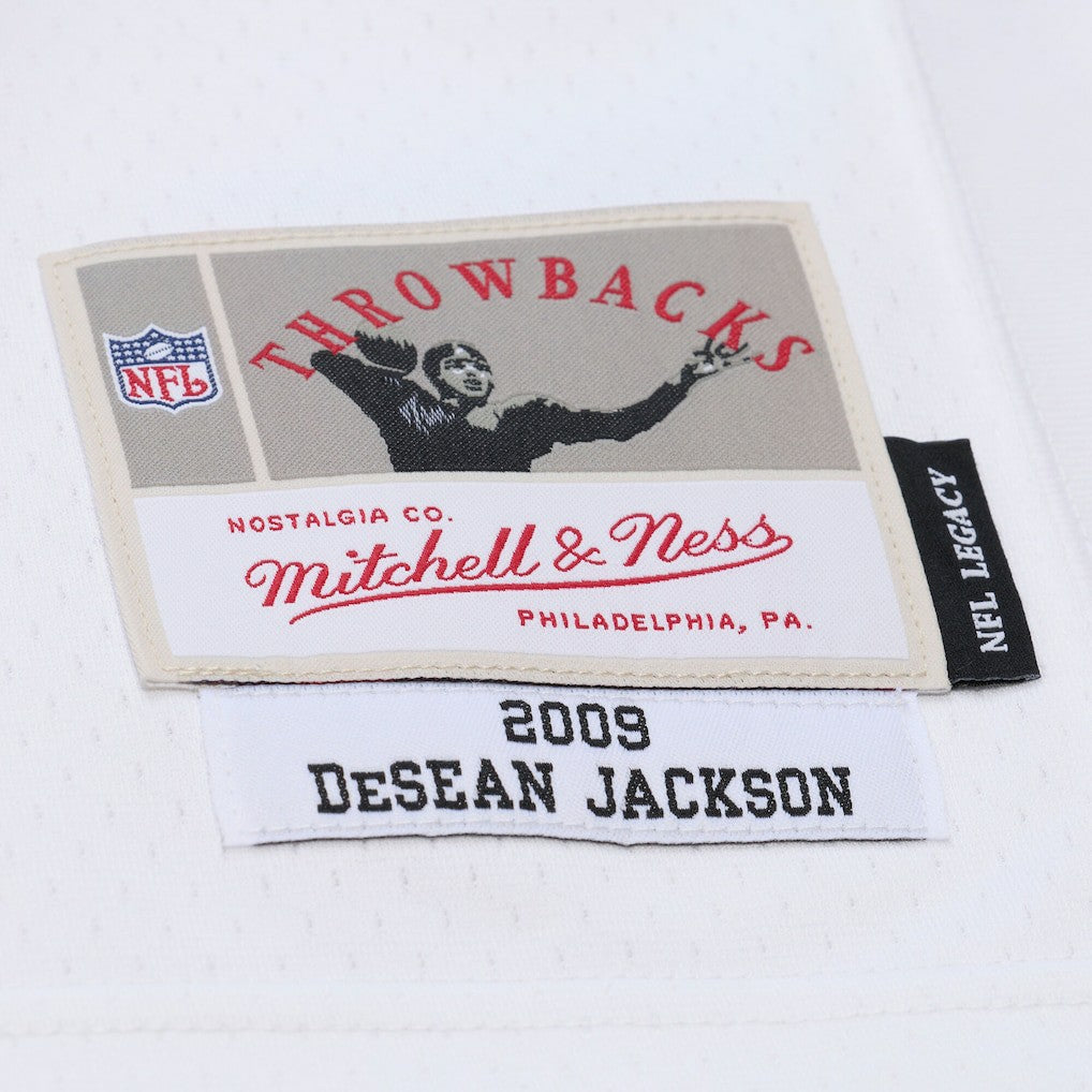 DeSean Jackson Philadelphia Eagles 2009 Legacy Throwback Replica Jersey White | Mitchell & Ness