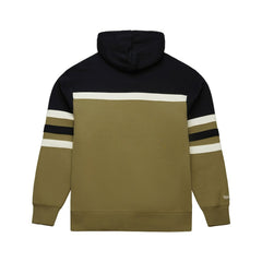 San Francisco 49ers Vintage Logo Head Coach Hoodie Olive | Mitchell & Ness