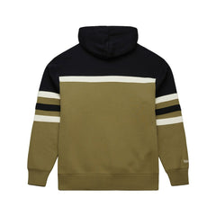 Buffalo Bills Vintage Logo Head Coach Hoodie Olive | Mitchell & Ness
