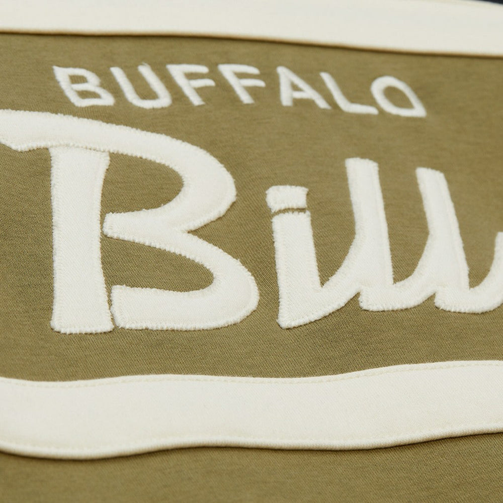 Buffalo Bills Vintage Logo Head Coach Hoodie Olive | Mitchell & Ness