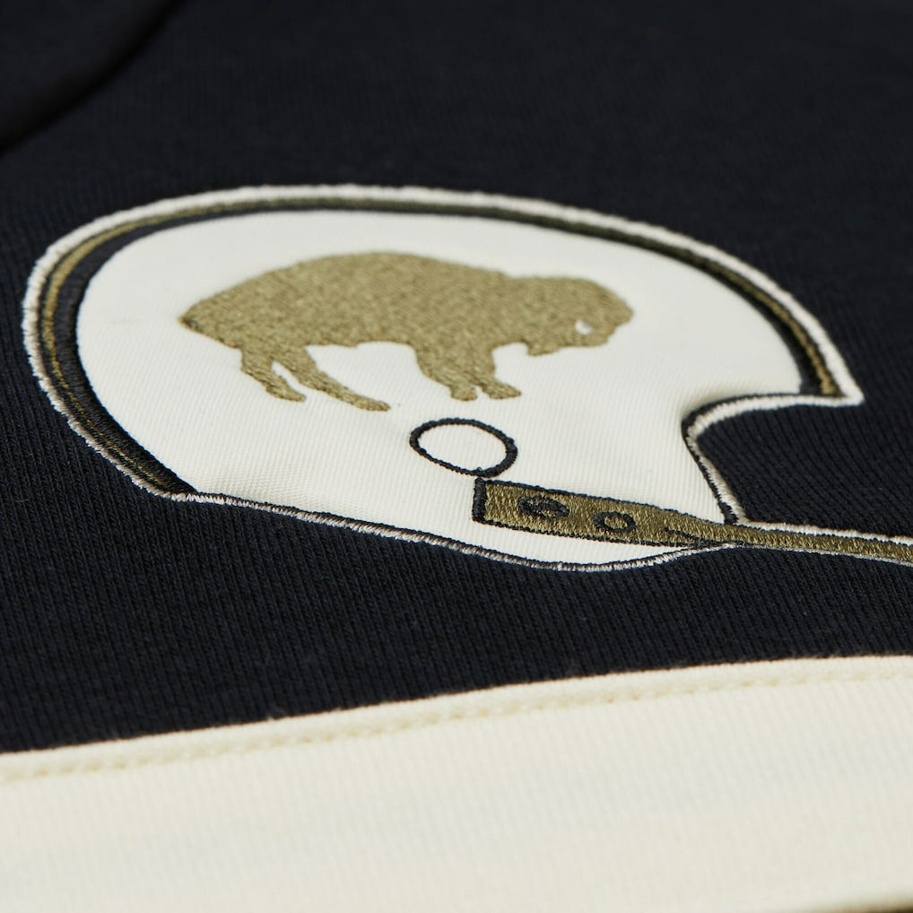 Buffalo Bills Vintage Logo Head Coach Hoodie Olive | Mitchell & Ness