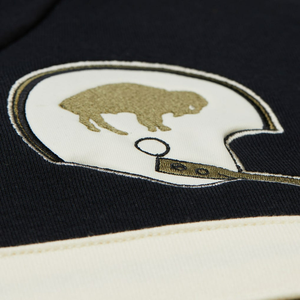 Buffalo Bills Vintage Logo Head Coach Hoodie Olive | Mitchell & Ness