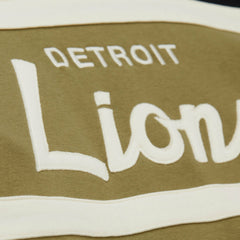 Detroit Lions Vintage Logo Head Coach Hoodie Olive | Mitchell & Ness