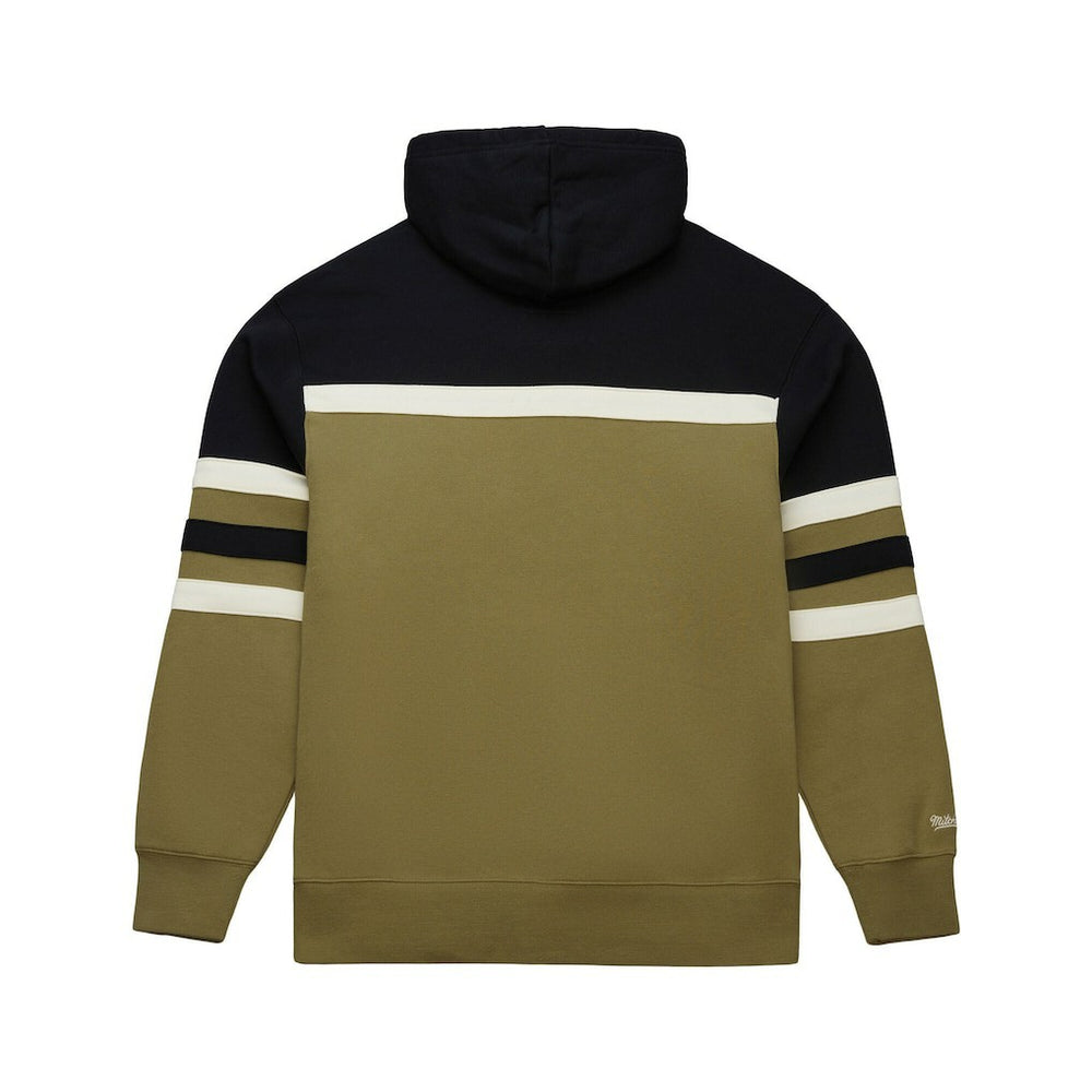 Kansas City Chiefs Vintage Logo Head Coach Hoodie Olive | Mitchell & Ness