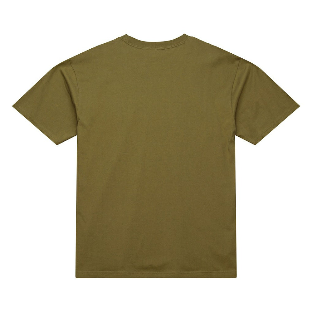 Buffalo Bills Vintage Logo Premium T-Shirt Olive | Mitchell & Ness