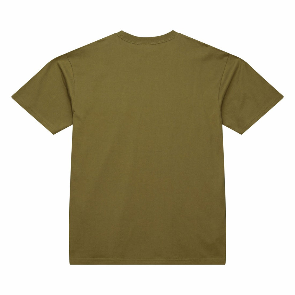 Green Bay Packers Vintage Logo Premium T-Shirt Olive | Mitchell & Ness