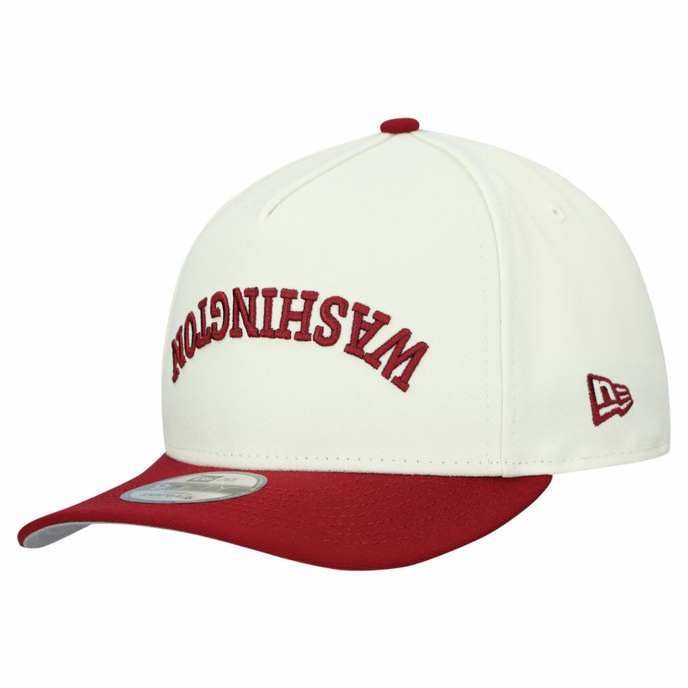 Washington Commanders New Era Upside Down 9FIFTY A-Frame Snapback Hat Cream | NFL