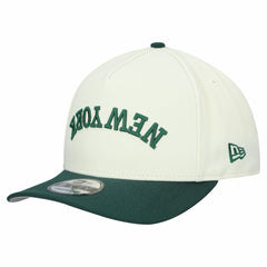 New York Jets New Era Upside Down 9FIFTY A-Frame Snapback Hat Cream | NFL