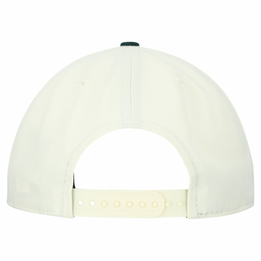 New York Jets New Era Upside Down 9FIFTY A-Frame Snapback Hat Cream | NFL