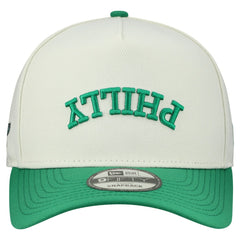 Philadelphia Eagles New Era Upside Down 9FIFTY A-Frame Snapback Hat Cream | NFL