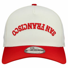 San Francisco 49ers New Era Upside Down 9FIFTY A-Frame Snapback Hat Cream | NFL