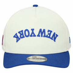 New York Giants New Era Upside Down 9FIFTY A-Frame Snapback Hat Cream | NFL