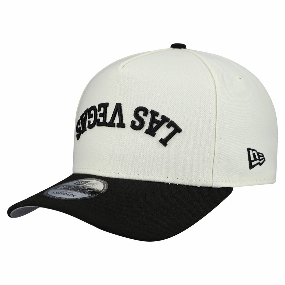 Las Vegas Raiders New Era Upside Down 9FIFTY A-Frame Snapback Hat Cream | NFL