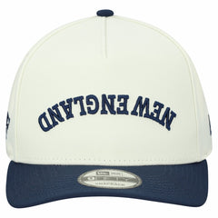New England Patriots New Era Upside Down 9FIFTY A-Frame Snapback Hat Cream | NFL