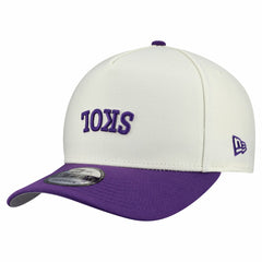 Minnesota Vikings New Era Upside Down 9FIFTY A-Frame Snapback Hat Cream | NFL