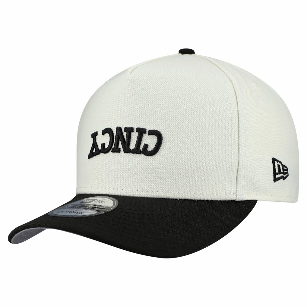 Cincinnati Bengals New Era Upside Down 9FIFTY A-Frame Snapback Hat Cream | NFL