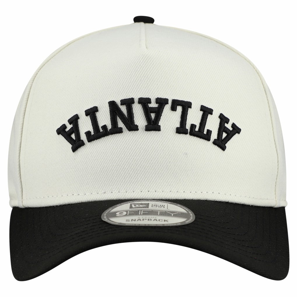 Atlanta Falcons New Era Upside Down 9FIFTY A-Frame Snapback Hat Cream | NFL