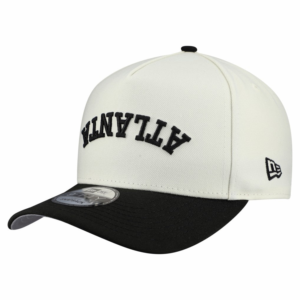 Atlanta Falcons New Era Upside Down 9FIFTY A-Frame Snapback Hat Cream | NFL
