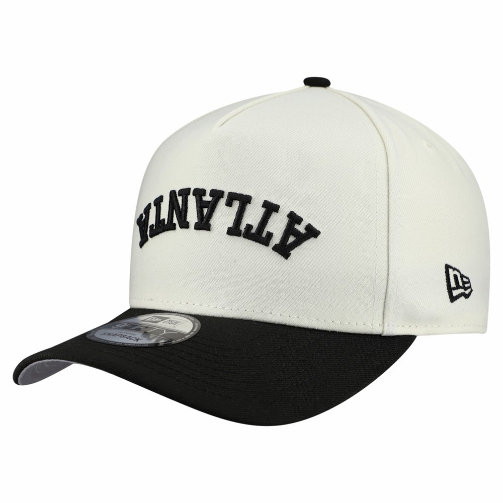 Atlanta Falcons New Era Upside Down 9FIFTY A-Frame Snapback Hat Cream | NFL