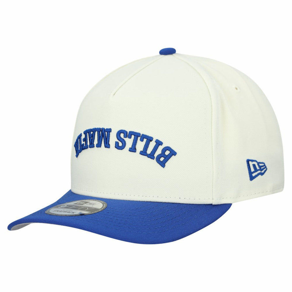 Buffalo Bills New Era Upside Down 9FIFTY A-Frame Snapback Hat Cream | NFL