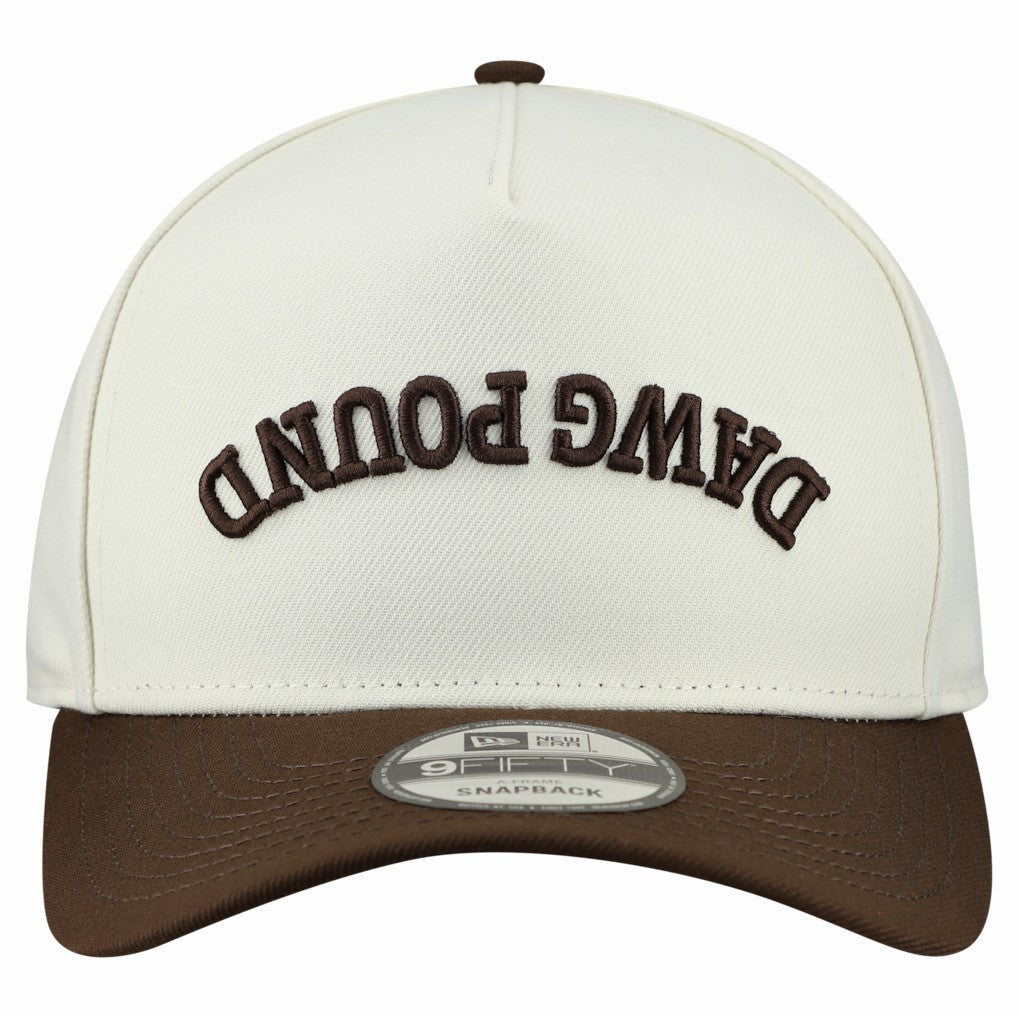 Cleveland Browns New Era Upside Down 9FIFTY A-Frame Snapback Hat Cream | NFL