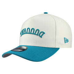 Jacksonville Jaguars New Era Upside Down 9FIFTY A-Frame Snapback Hat Cream | NFL