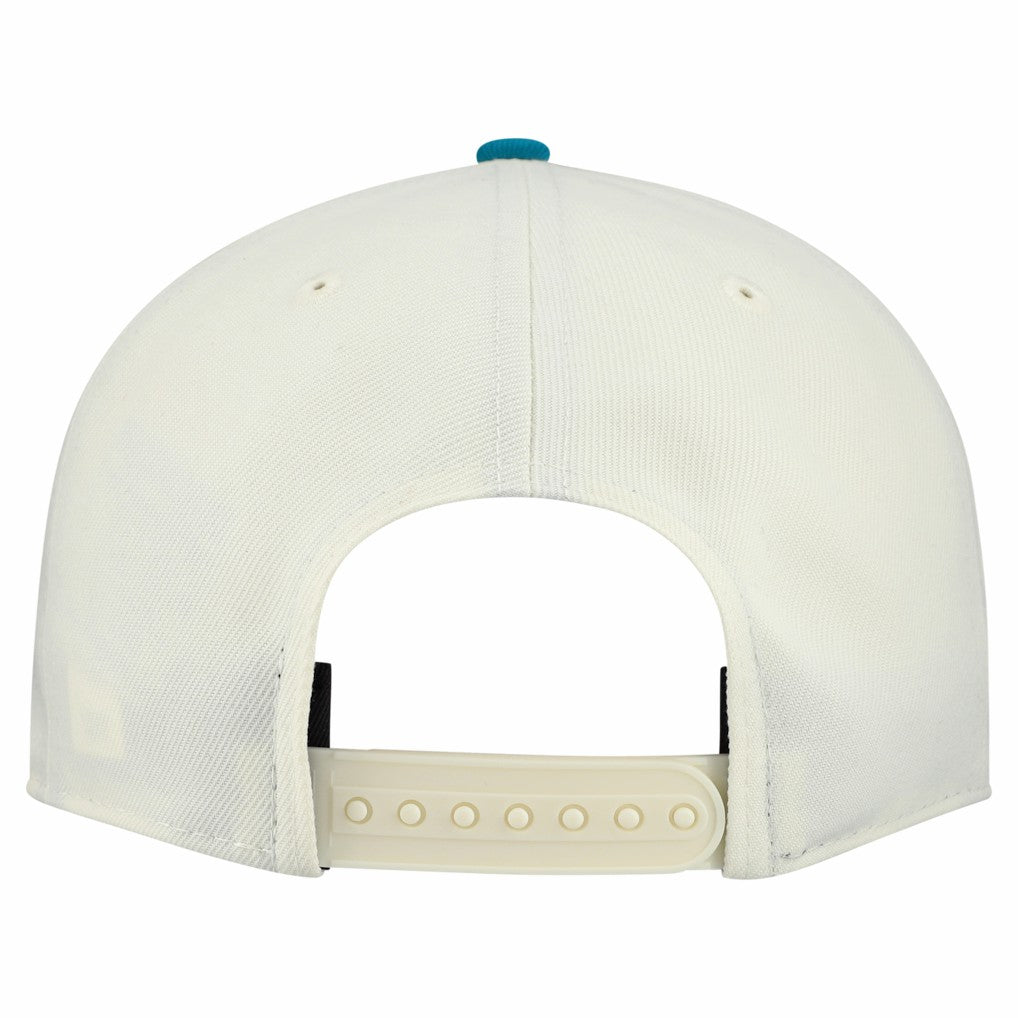 Jacksonville Jaguars New Era Upside Down 9FIFTY A-Frame Snapback Hat Cream | NFL