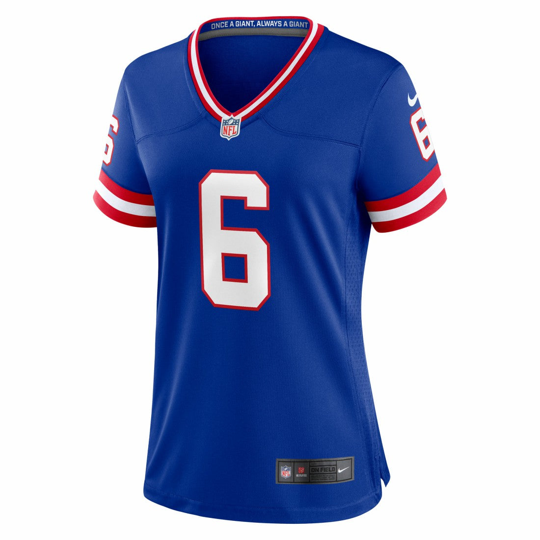 Jaxson Dart New York Giants Women's Alternate 2 Classic Game Jersey Royal | Nike for Sale