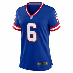 Jaxson Dart New York Giants Women's Alternate 2 Classic Game Jersey Royal | Nike for Sale