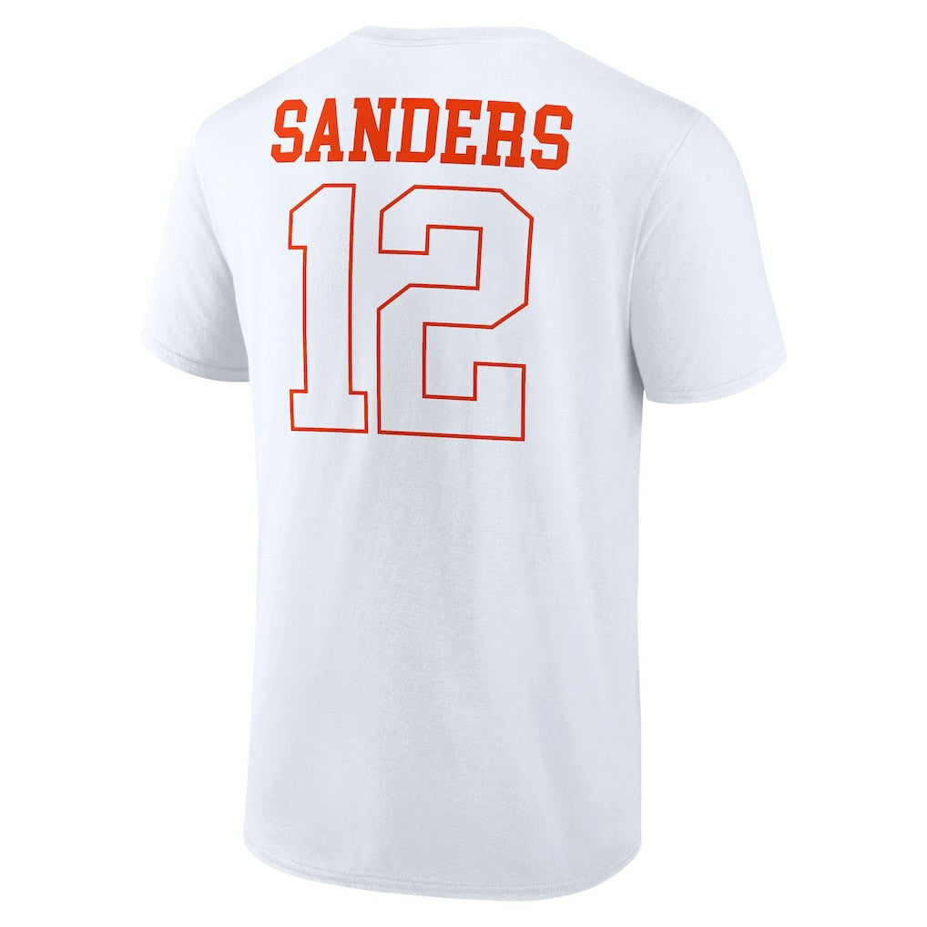 Shedeur Sanders Cleveland Browns Outline Player T-Shirt White | NFL