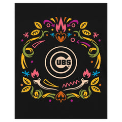 Chicago Cubs New Era Women's Día de los Muertos V-Neck T-Shirt - MLB