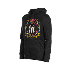 New York Yankees New Era Women's Día de Muertos Mineral Wash Hoodie Sweatshirt - MLB