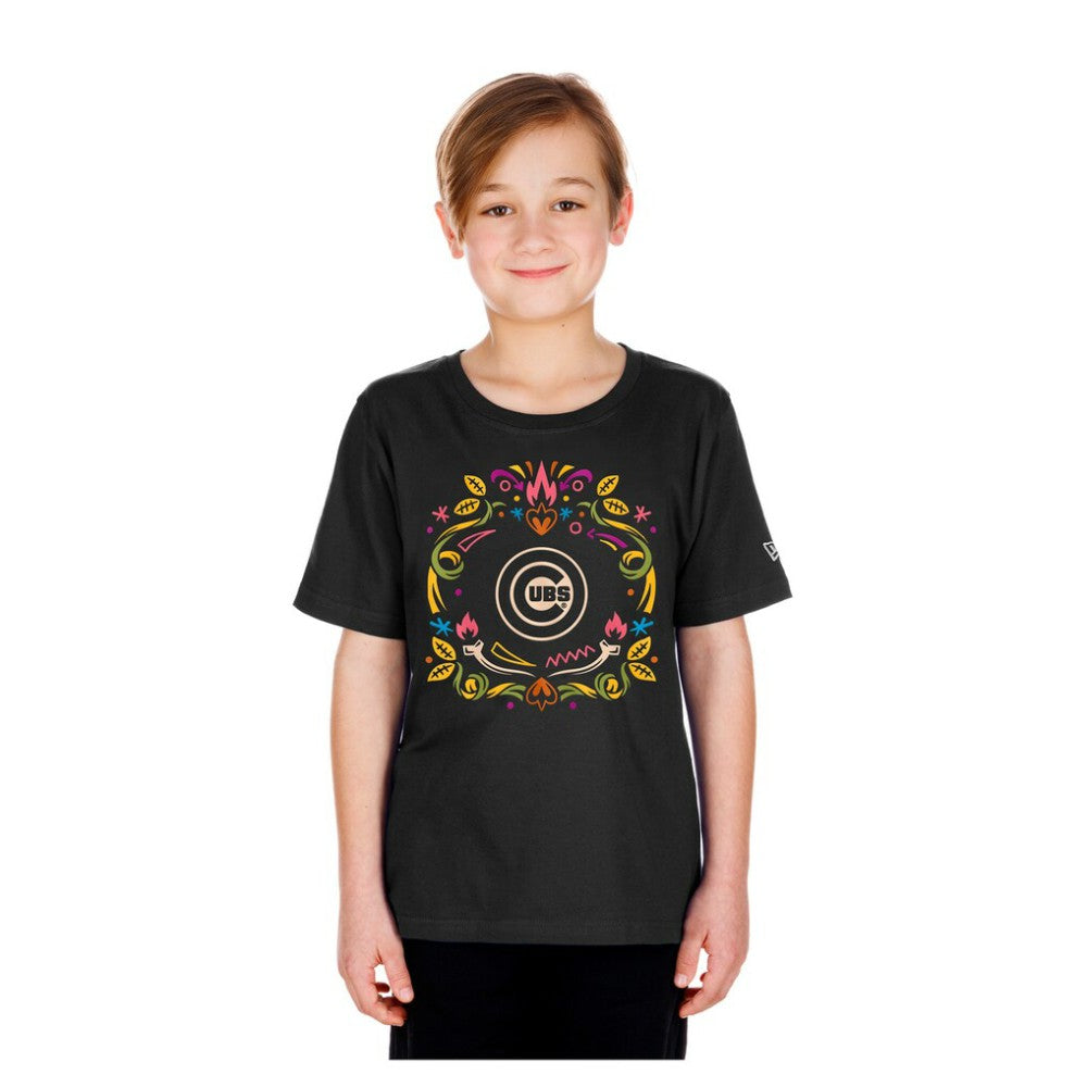 Chicago Cubs New Era Youth Día de los Muertos T-Shirt - MLB