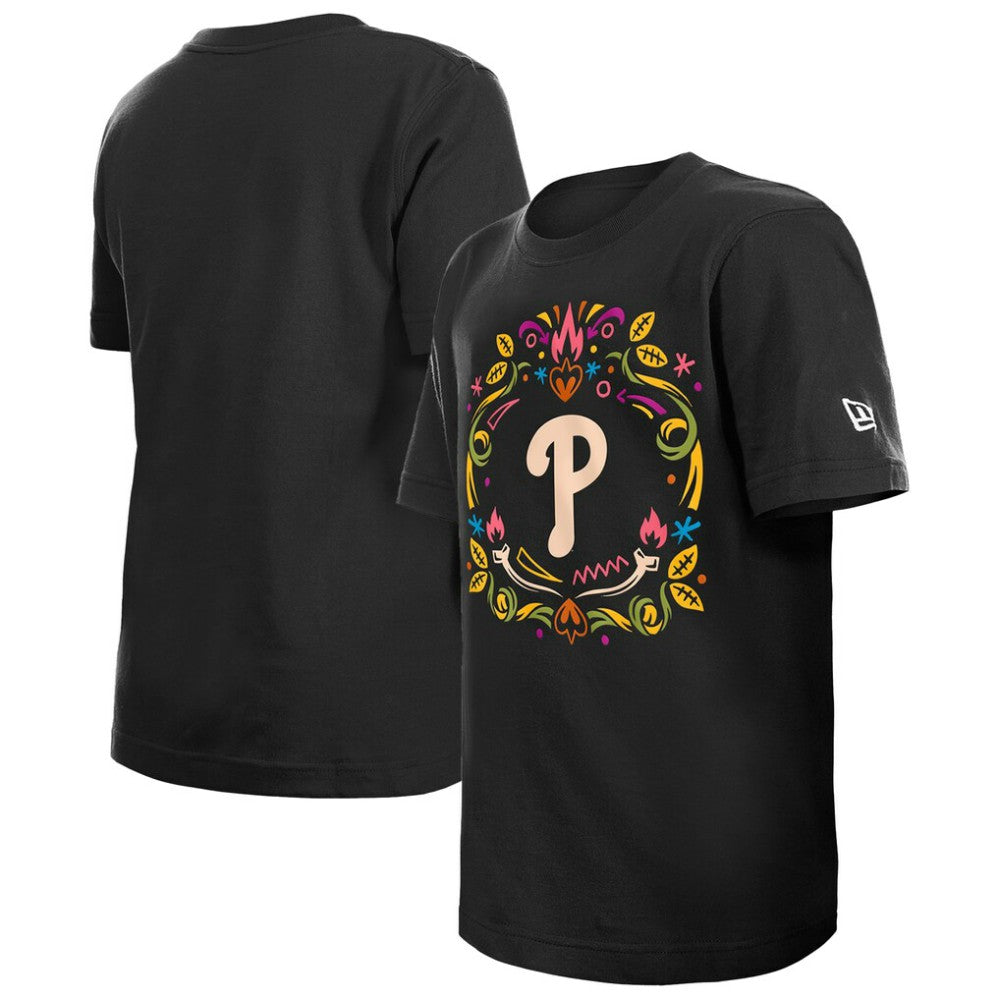Philadelphia Phillies New Era Youth Día de los Muertos T-Shirt - MLB