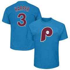 Bryce Harper Philadelphia Phillies Profile Big & Tall Player Name & Number T-Shirt - MLB