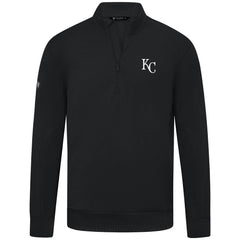 Kansas City Royals Levelwear Upright Insignia Tri-Blend Quarter-Zip Pullover - MLB